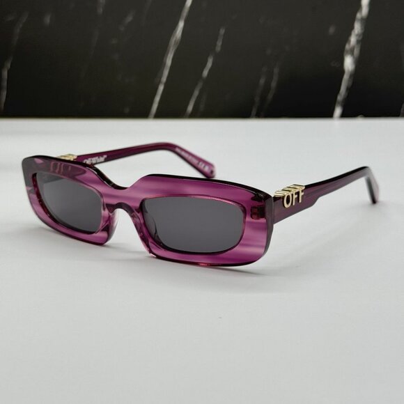 NEW OFF-WHITE OERI13C RENTON 3707 SUNGLASSES WOMEN OVAL PINK EYEWEAR - Picture 1 of 10